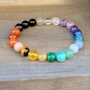 Natural seven chakra bracelet