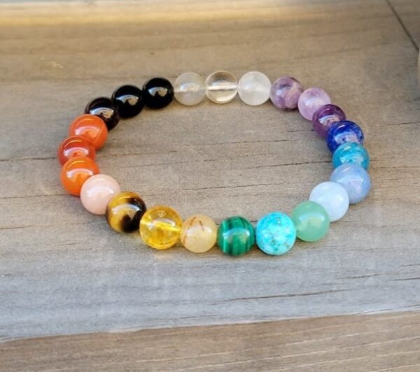 Natural seven chakra bracelet